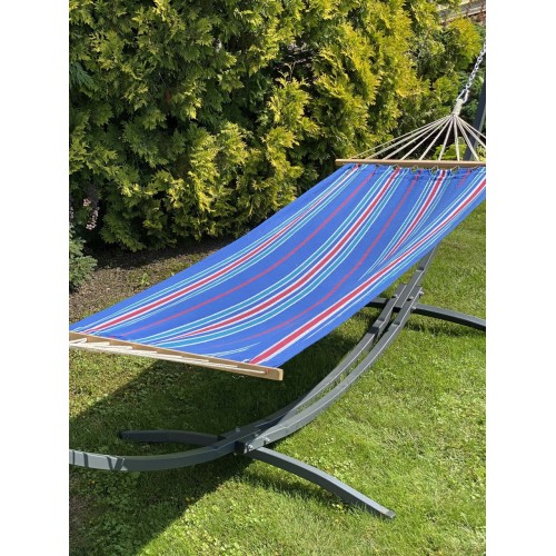 Одномісний гамак з планкою WCG Rio XL 2000х1000 мм, синій, код: H-08B-1-IF