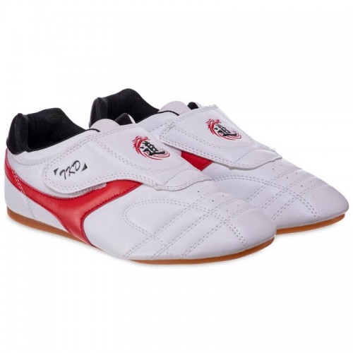 Степки для тхеквондо PlayGame TKD розмір 44 (28,5см), білий-червоний, код: OB-6053_44WR Степки для тхеквондо PlayGame TKD розмір 44 (28,5см), білий-червоний, код: OB-6053_44WR