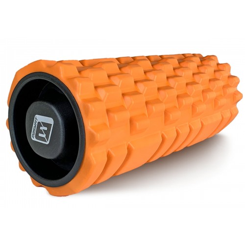 Масажний ролик EasyFit Grid Roller v.1.1 міцний масажер 330х140 мм, помаранчевий, код: EF-2020a-OR
