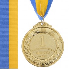 Медаль спортивна зі стрічкою SP-Sport HIT бронза, код: C-3171_B-S52