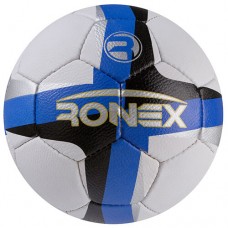 М"яч футбольний Grippy Ronex №5 синій /чорний, код: RX-31-WS