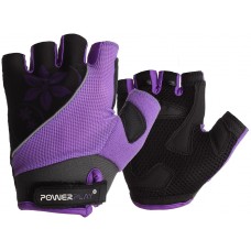 Велорукавички жіночі PowerPlay XS, фіолетовий, код: 5281D_XS_Purple