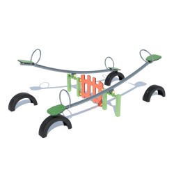 Качалка-балансир подвійний Miros 2890х1620х1070 мм, код: DIO143.2 HDPE Качалка-балансир подвійний Miros 2890х1620х1070 мм, код: DIO143.2 HDPE