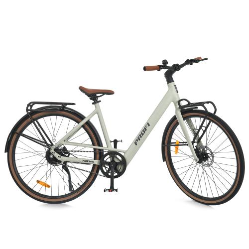 Електровелосипед міський Profi Nova (350 Вт; 10А*год;), колеса 28", білий, код: 6903317717675