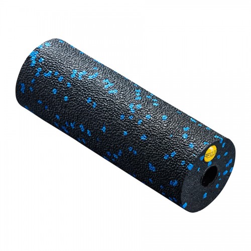 Масажний ролик (валик, роллер) 4Fizjo Mini Foam Roller 150x53 мм, чорний-синій, код: P-5907222931943