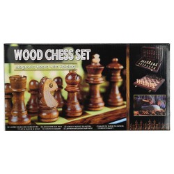 Шахи настільна гра Zoocen 340x170x55 мм, дерево, код: FL334 Шахи настільна гра Zoocen 340x170x55 мм, дерево, код: FL334