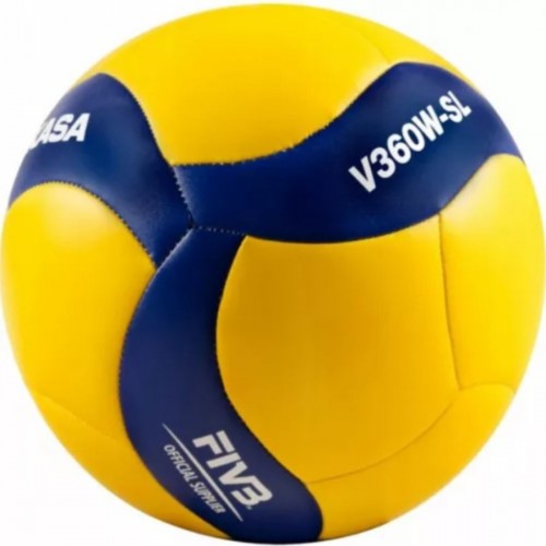 М"яч волейбольний Mikasa V360W №5, жовтий-синій, код: 4907225003877 М"яч волейбольний Mikasa V360W №5, жовтий-синій, код: 4907225003877