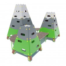 Ігровий комплекс Miros "Гірський хребет" 2930x2380x1860 мм, код: DIO773