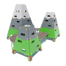 Ігровий комплекс Miros "Гірський хребет" 2930x2380x1860 мм, код: DIO773 Ігровий комплекс Miros "Гірський хребет" 2930x2380x1860 мм, код: DIO773