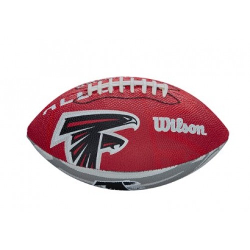 М"яч для американського футболу Wilson NFL JR Throwback FB 32 Team Logo FB AT червоний-сірий, код: 883813846535 М"яч для американського футболу Wilson NFL JR Throwback FB 32 Team Logo FB AT червоний-сірий, код: 883813846535