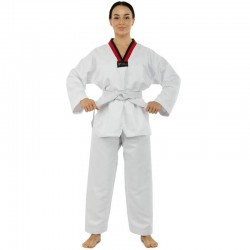 Кімоно для тхеквондо (добок) FitBox, розмір 3 (зріст 170), білий, код: BO-1643_3