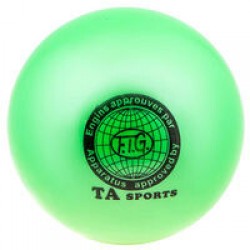 М"яч гімнастичний Ta Sport, 400 г, 19 см, салатовий, код: TA400-12-WS