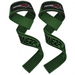 Лямки для тяги PowerPlay Lifting Gym Straps зелений, код: PP_7064_Green Лямки для тяги PowerPlay Lifting Gym Straps зелений, код: PP_7064_Green