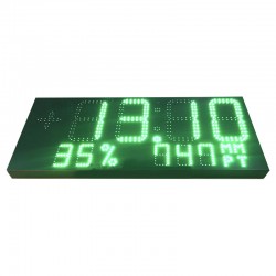 Метеостанція світлодіодна LedPlay 900х360х50 мм, зелений, код: 07658-ST