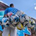 Сітка для перенесення та зберігання м"ячів SNS 30-001, біло-синій, код: 12893-SNS