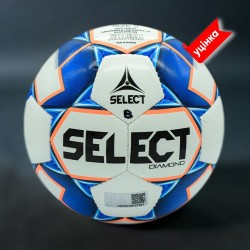 М"яч футбольний B-GR Select FB Diamond №5, білий-синій, код: 2000000098043