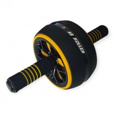 Ролик для преса одноколесний з килимком SNS PO-KKL чорно-жовтий, код: 18279-SNS Ролик для преса одноколесний з килимком SNS PO-KKL чорно-жовтий, код: 18279-SNS