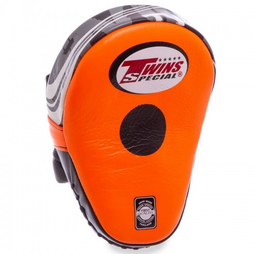 Лапа вигнута для боксу та єдиноборств Twins 18x27x4,5см помаранчевий, 1шт, код: PML10_OR-S52 Лапа вигнута для боксу та єдиноборств Twins 18x27x4,5см помаранчевий, 1шт, код: PML10_OR-S52