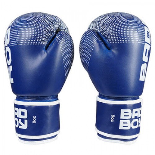 Боксерські рукавички BadBoy Жираф 10oz, синій, код: BB-JR10B-WS