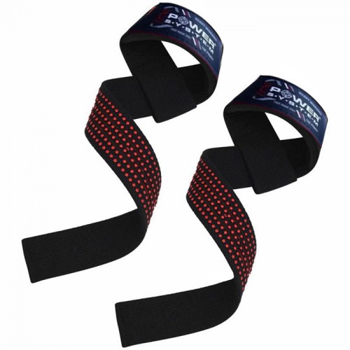 Лямки для тяги Power System XTR-Grip Straps Black/Red, код: PS-3430_Black-Red