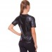 Кофта з коротким рукавом і ефектом сауни жіноча Heatoutfit 3XL (52-54) чорний, код: ST-2115_3XLBK