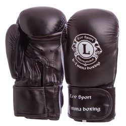 Рукавички боксерські Lev 10 унцій, чорний, код: LV-4281_10BK