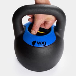 Регульована Чавунна гиря WCG 5в1, 8-16 кг, чорний-синій, код: W-0816-IF