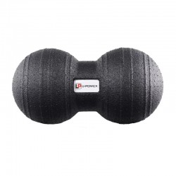 Масажний м"яч подвійний U-Powex Epp foam peanut ball 160x80 мм, чорний, код: UP_1004_Ball_D8*16cm