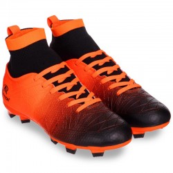 Бутси футбольні Action Pro розмір 30 (20см), чорний-помаранчевий, код: PRO-1000-Y14_30BKOR