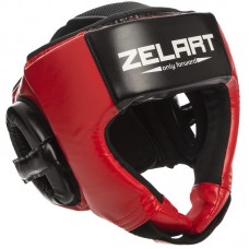 Шолом боксерський відкритий Zelart XL червоний-чорний, код: BO-1386_XLR-S52