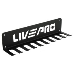 Кронштейн настінний для скакалок та петель LiveUp чорний, код: LP8817