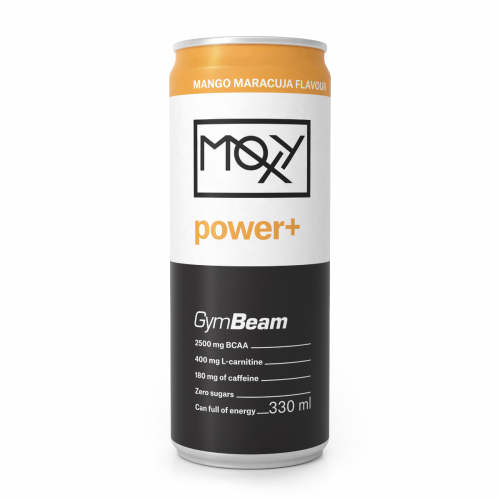 Енергетичний напій GymBeam Moxy Power+ 330 мл, манго-маракуйя, код: 8588007709017
