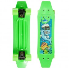 Скейтборд пластиковий PLAYBABY Fish Duckbill салатовий, код: SK-418-7-S52