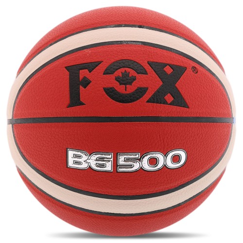 М"яч баскетбольний Fox №5 PU, коричневий, код: BG500