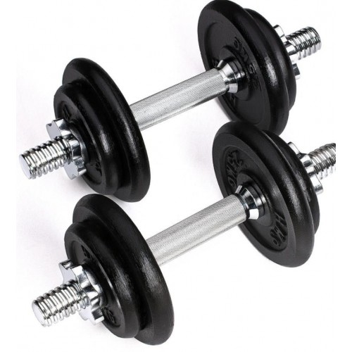 Гантелі чавунні HMS ST20 2x10 кг, чорний, код: M-1123764-IN