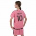 Форма футбольна дитяча Inter Miami Messi 10 домашня 2024, розмір 20, зріст 115-125, рожевий-чорний, код: CO-3643_20