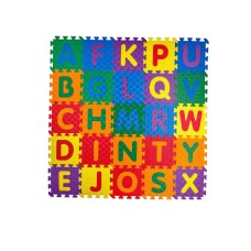 Дитячий килимок алфавіт Lanor 26 пазлів, 30х30х12 мм, код: 1665529474-E