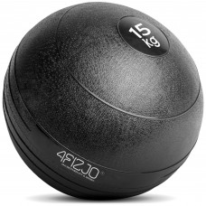 Слембол (медичний м'яч) для кросфіту 4Fizjo Slam Ball 15 кг, чорний, код: P-5907739315458