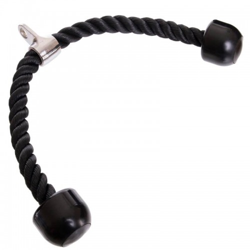 Канат для тяги на трицепс з подвійним хватом l-68см MODERN TA-2728 (трос з поліпропілену, сталь, гума), код: TA-2728-S52 Канат для тяги на трицепс з подвійним хватом l-68см MODERN TA-2728 (трос з поліпропілену, сталь, гума), код: TA-2728-S52