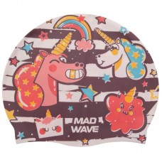 Шапочка для плавання дитяча MadWave Unicorn, код: M057914-S52 Шапочка для плавання дитяча MadWave Unicorn, код: M057914-S52