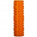 Ролер масажний циліндр (ролик мфр) FitGo Grid Combi Roller 25см, помаранчевий, код: FI-0356_OR