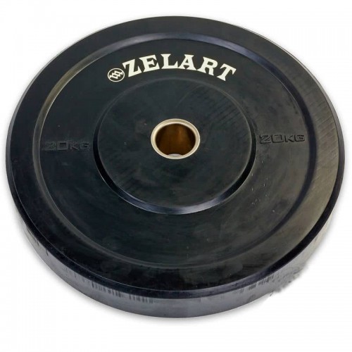 Бамперні диски для кроссфіта Zelart Z-Top Bumper Plates гумові 20кг (d-51мм), код: TA-5125-20-S52