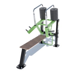 Вуличний тренажер Brustyle Жим вгору лежачи, код: SG612