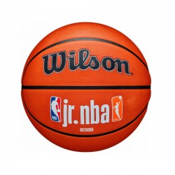 М"яч баскетбольний Wilson JR NBA Fam Logo Auth Outdoor BSKT №6, помаранчевий, код: 97512643566