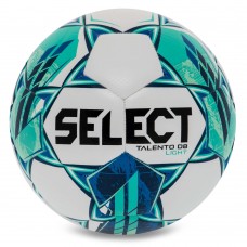 М"яч футбольний Select Talento DB V23 №5, білий-зелений, код: TALENTO-5WG