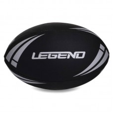 М"яч для регбі Legend №5 PVC білий-салатовий, код: R-3291-S52