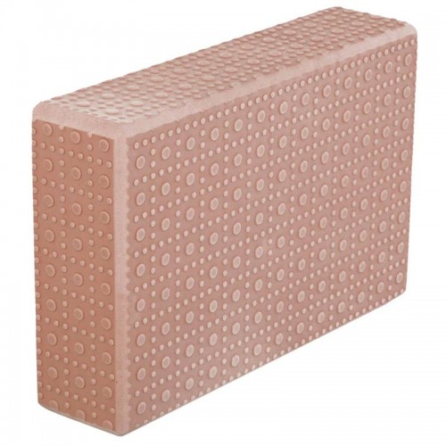 Блок для йоги масажний FitGo 225х160х60 мм, пудровий, код: FI-1124_PU Блок для йоги масажний FitGo 225х160х60 мм, пудровий, код: FI-1124_PU