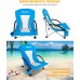 Розкладне крісло KingCamp Beach Chair 580х590х240мм, синій, код: KC3841 BLUE