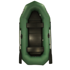 Тримісний надувний гребний човен Bark книжка, 3000х1460х400 мм, код: В-300-KN