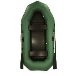 Тримісний надувний гребний човен Bark книжка, 3000х1460х400 мм, код: В-300-KN